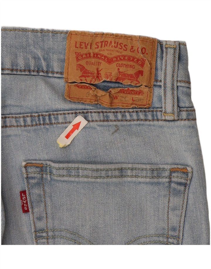 Męskie proste dżinsy Levi's W30 L29 Niebieskie