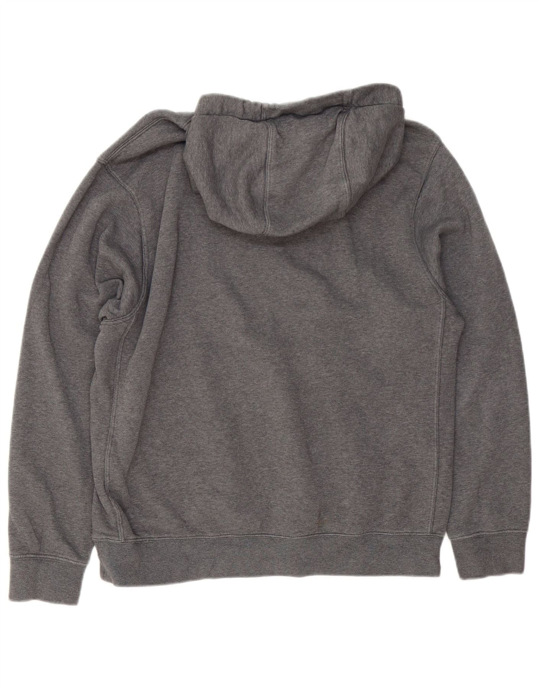 Męska bluza z kapturem Nike, średnia, szara, bawełniana nakrapiana