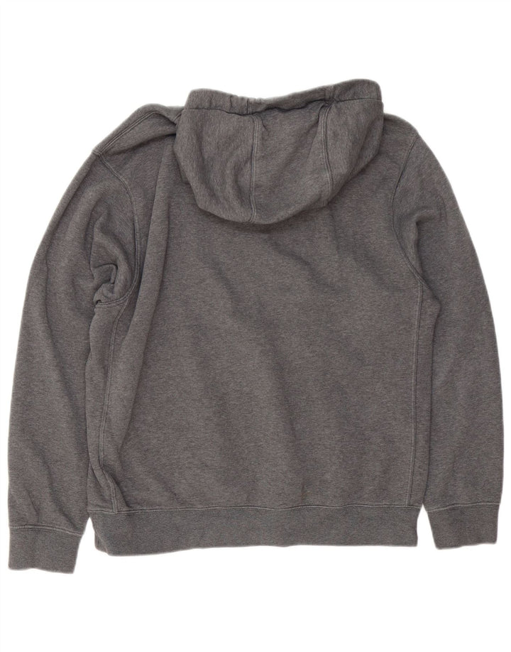 Męska bluza z kapturem Nike, średnia, szara, bawełniana nakrapiana
