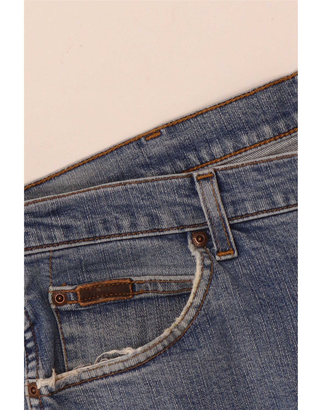 Męskie jeansy Wrangler Texas Stretch Straight W36 L30 Niebieskie bawełniane