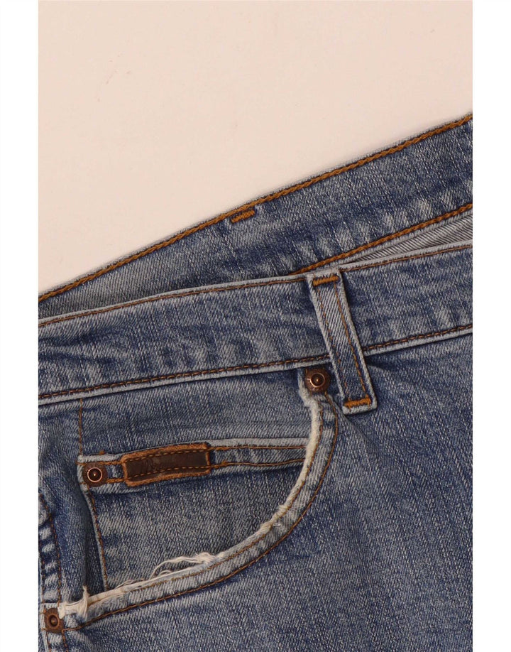 Męskie jeansy Wrangler Texas Stretch Straight W36 L30 Niebieskie bawełniane