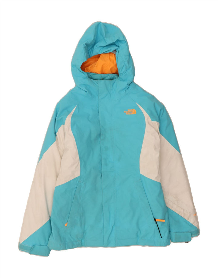 THE NORTH FACE Girls Windbreaker Jacket 10-11 Years Medium Blue Vintage The North Face and Second-Hand The North Face from Messina Hembry 