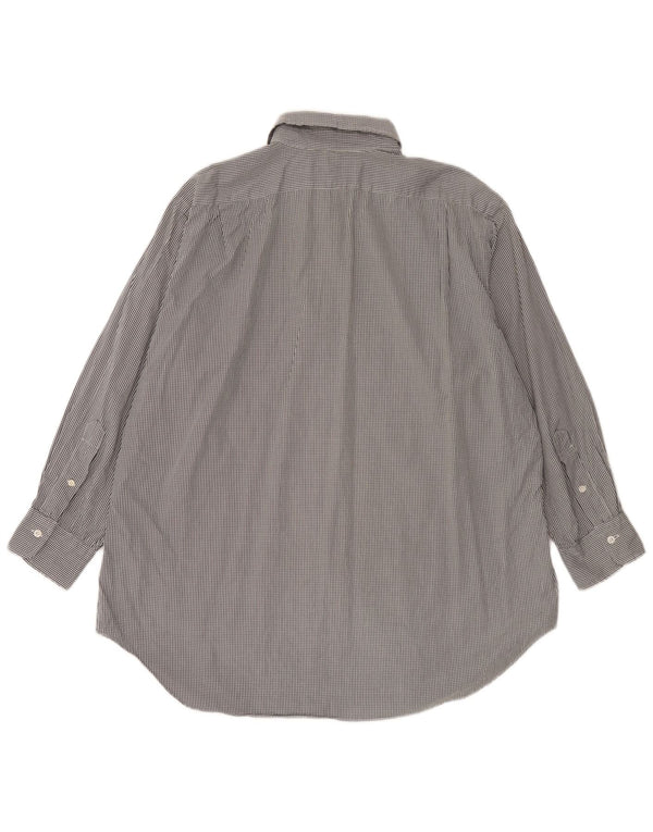 Koszulka Polo Ralph Lauren Męska Philip, rozmiar 17 XL, czarna bawełniana kratka