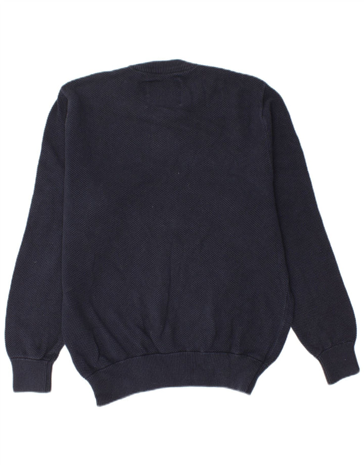 JACK WILLS Damski sweter z okrągłym dekoltem, UK 18 XL, granatowy, bawełniany