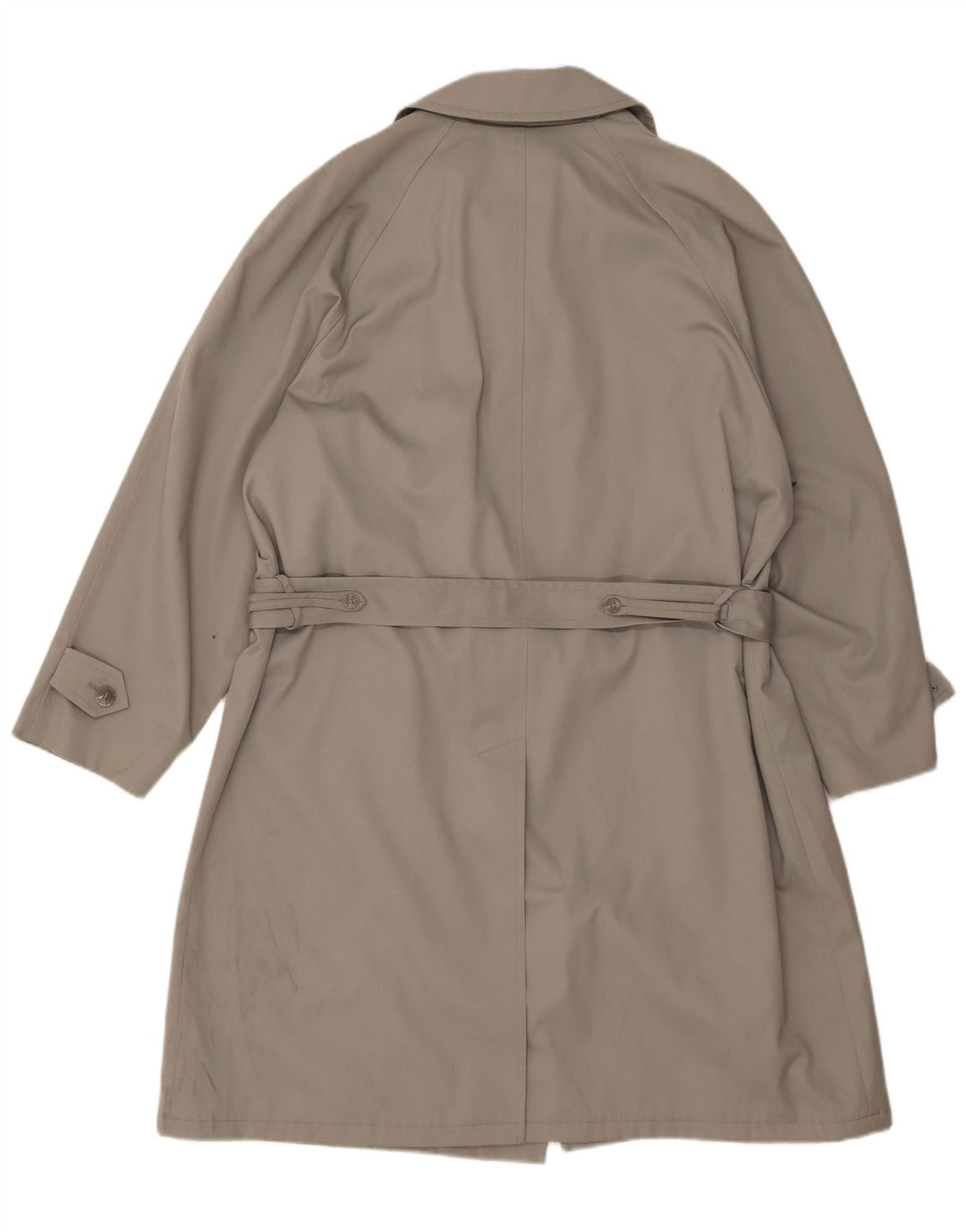 Męski płaszcz przeciwdeszczowy o luźnym kroju VINTAGE IT 49, średnioszary, poliester