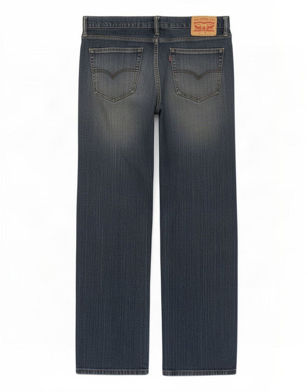 Męskie jeansy Levi's 514 Straight W33 L32 Niebieskie bawełniane