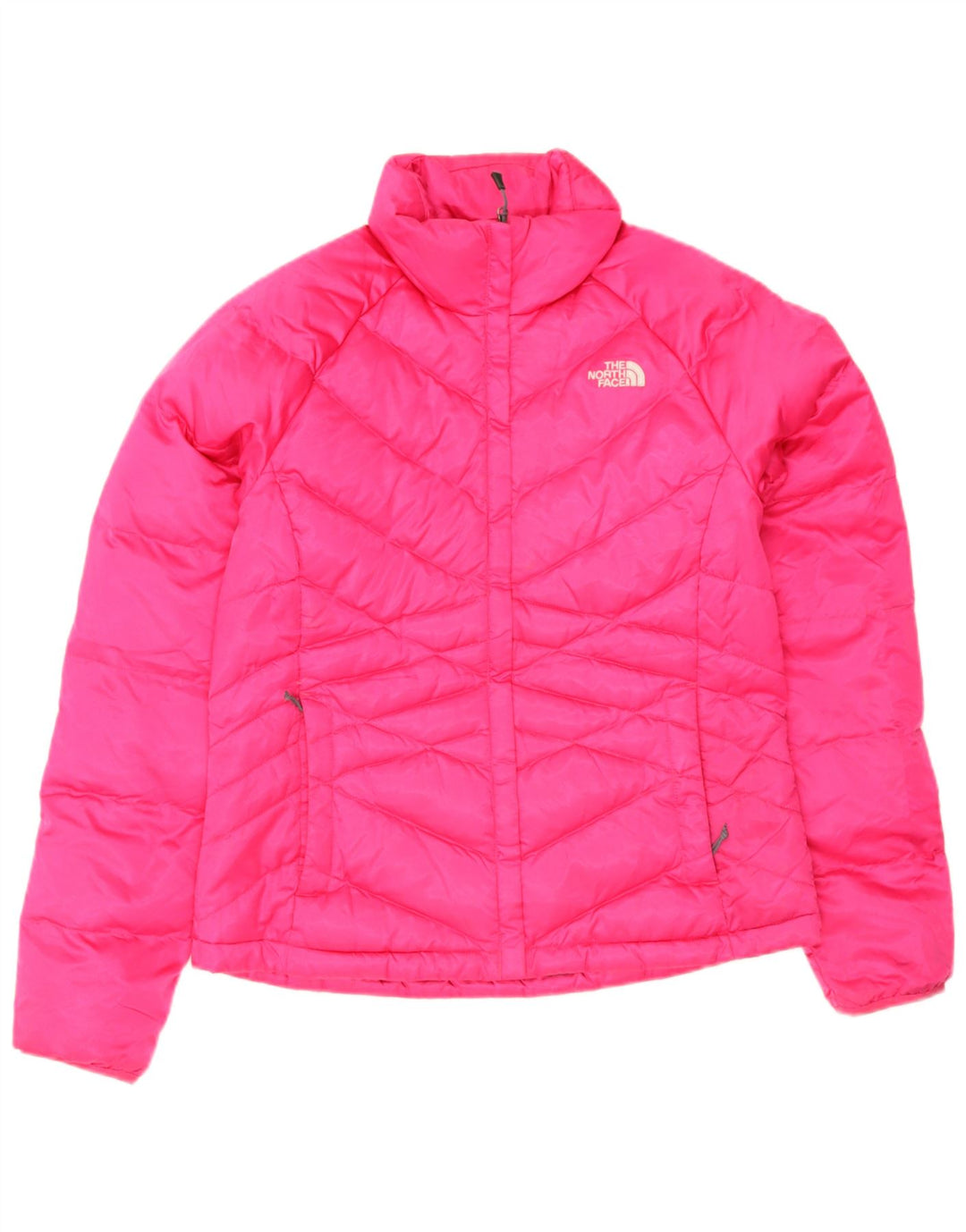 Damska kurtka wyściełana The North Face UK 14, średni różowy nylon