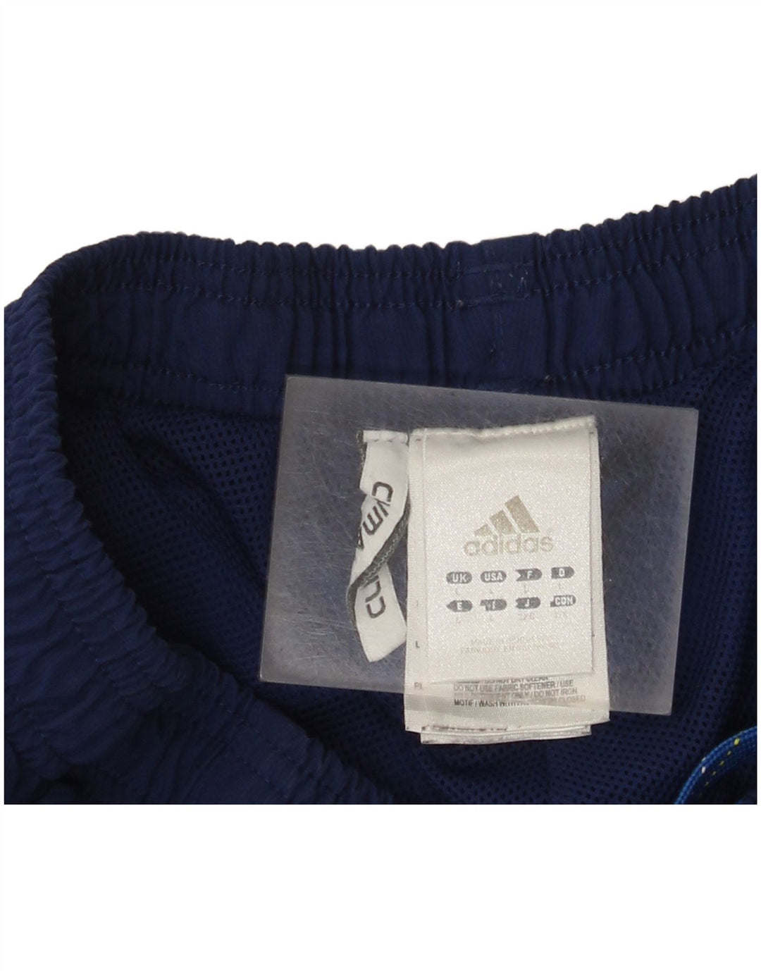Męskie spodenki sportowe Adidas Climalite, duże, granatowe, z poliestru