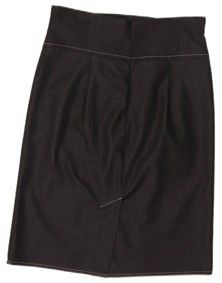 Prosta spódnica damska Red Or Dead UK 12 Medium W30 Szara bawełna
