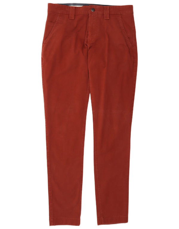 Męskie spodnie Chino Slim Tommy Hilfiger W32 L34 Czerwone bawełniane