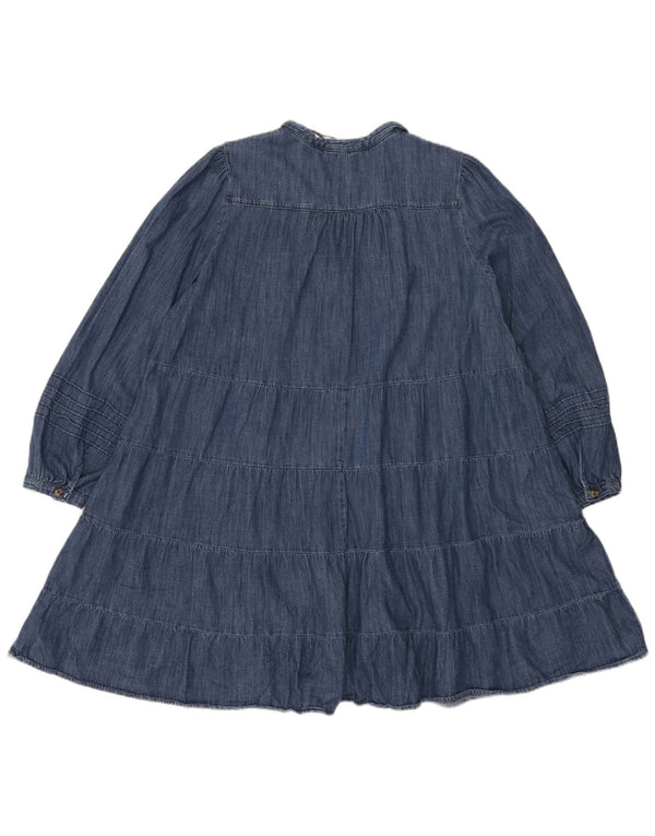Marks & Spencer Damska Sukienka Per Una Denim Oversize Warstwowa UK 18 XL Niebieska