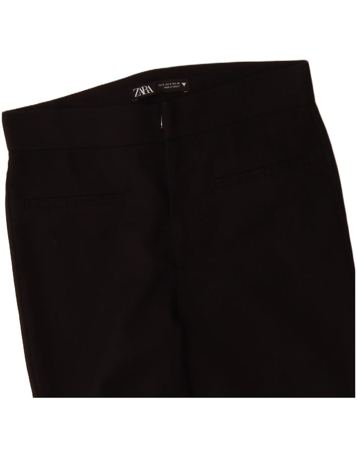 Spodnie damskie Zara Bootcut, małe, W26 L26, czarne