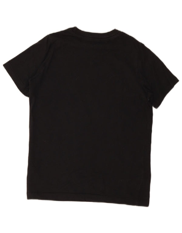Chłopięcy T-shirt z grafiką Nike na 10-11 lat, średni czarny, bawełniany