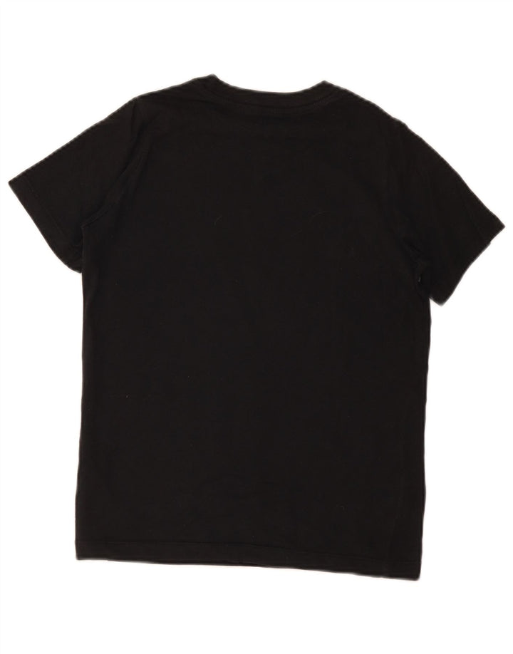 Chłopięcy T-shirt z grafiką Nike na 10-11 lat, średni czarny, bawełniany