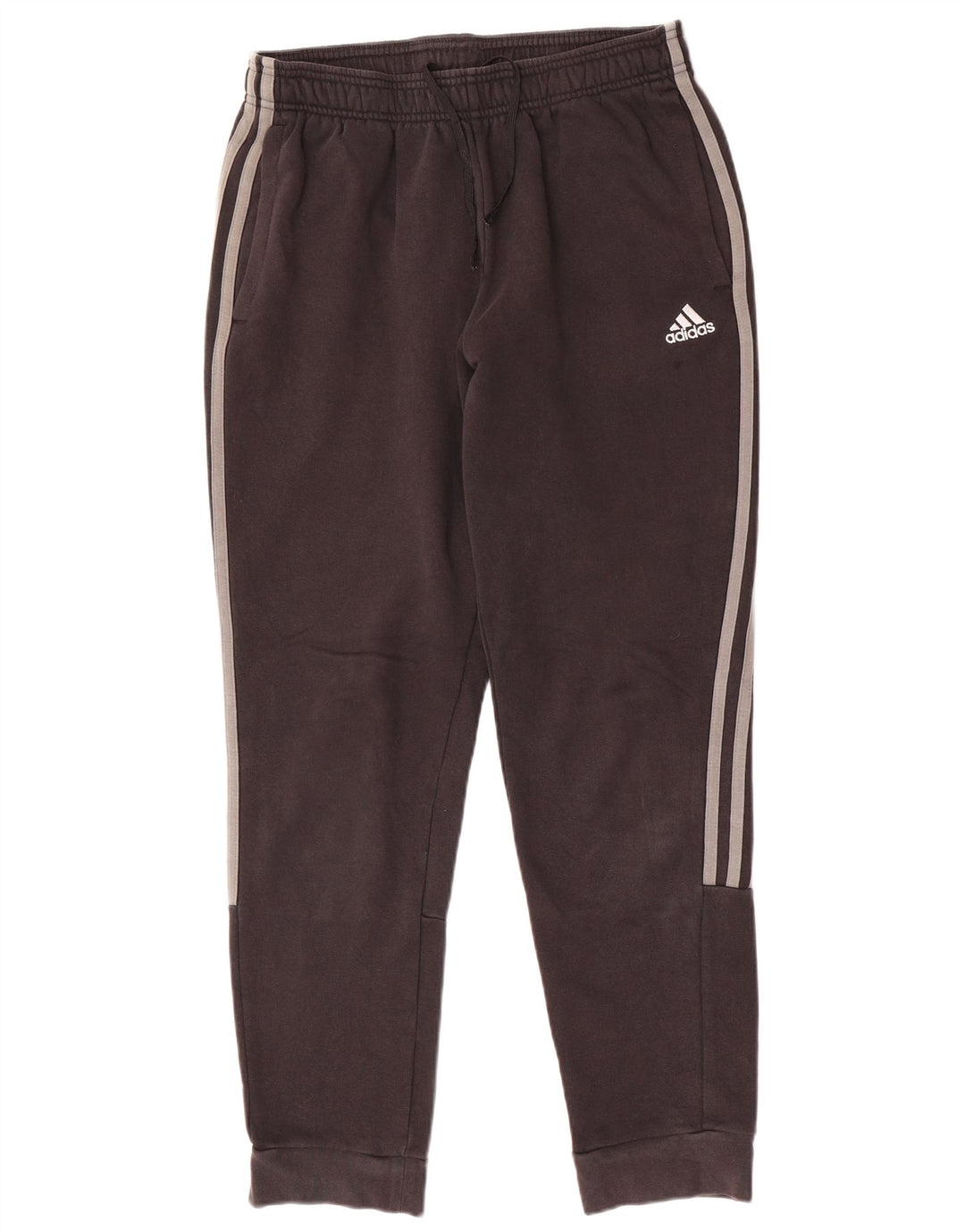 Damskie spodnie dresowe ADIDAS Joggers UK 12 Średnia czarna bawełna