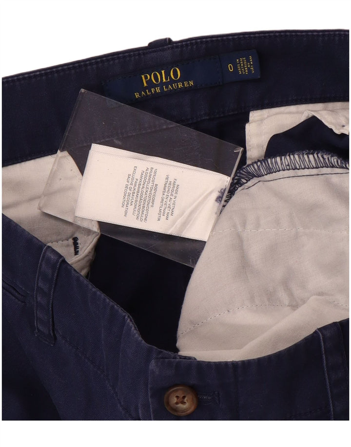 POLO RALPH LAUREN Damskie spodenki Chino US 0 XS W30 Granatowe w cętki