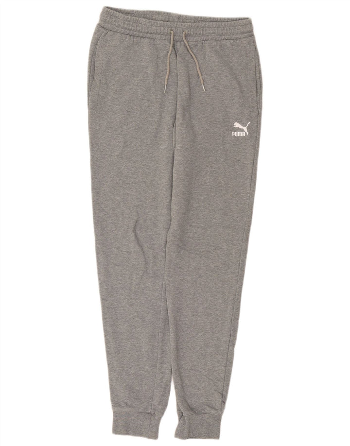 Męskie spodnie dresowe Puma Joggers, średnioszare, bawełniane