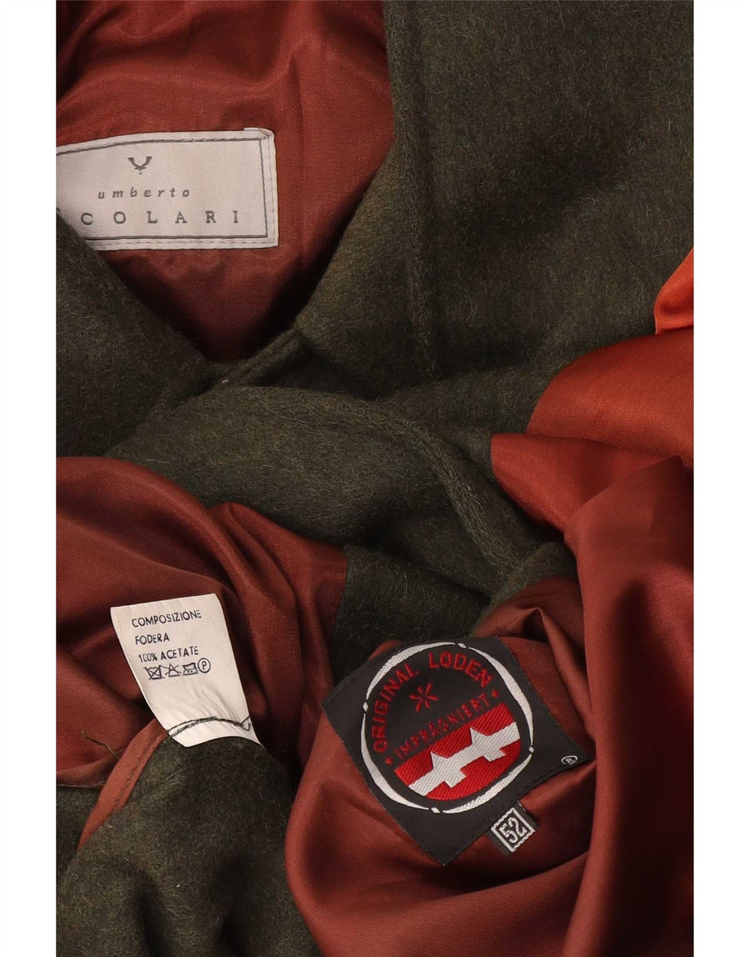 Płaszcz męski Umberto Scolari IT 52 XL Khaki