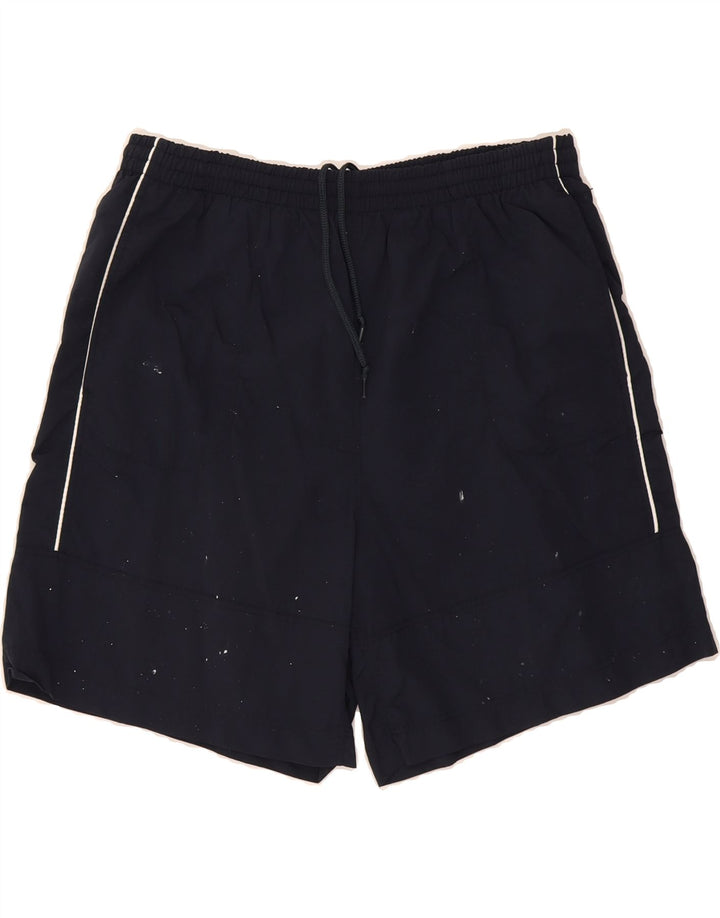 REEBOK Mens Sport Shorts Large Navy Blue Polyester Vintage Reebok and Second-Hand Reebok from Messina Hembry 