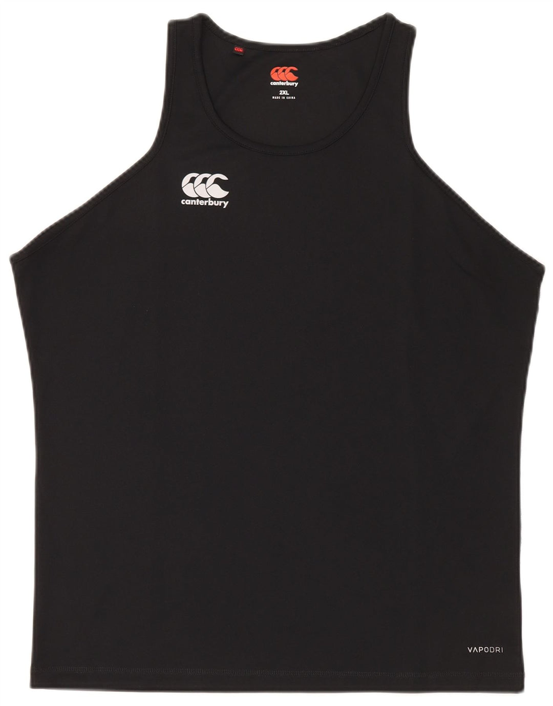 Męska kamizelka Canterbury 2XL, czarny poliester