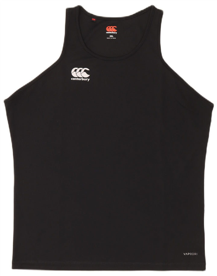 Męska kamizelka Canterbury 2XL, czarny poliester