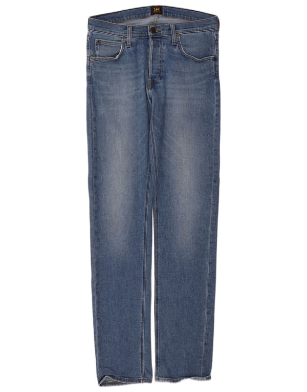 Męskie jeansy Lee Daren Straight W32 L36, niebieskie, bawełniane