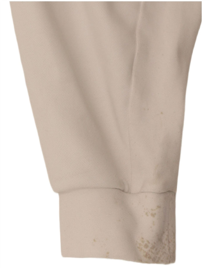 Męska bluza dresowa Nike Dri Fit, średnia biała bawełna