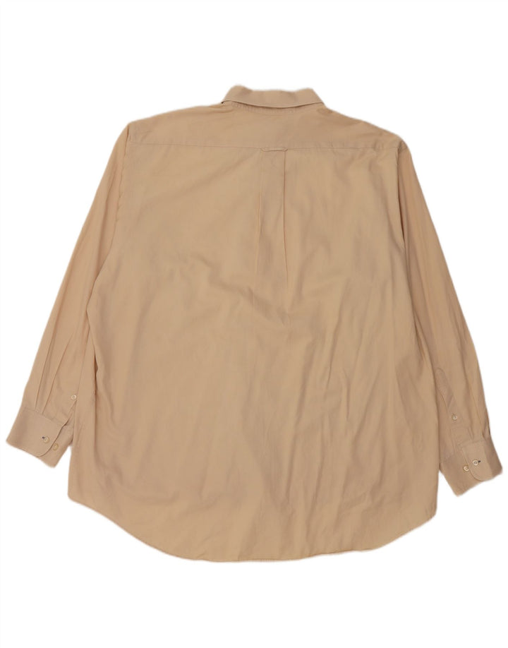 Koszula męska Izod o regularnym kroju, rozmiar 18, 2XL, beżowa, bawełniana