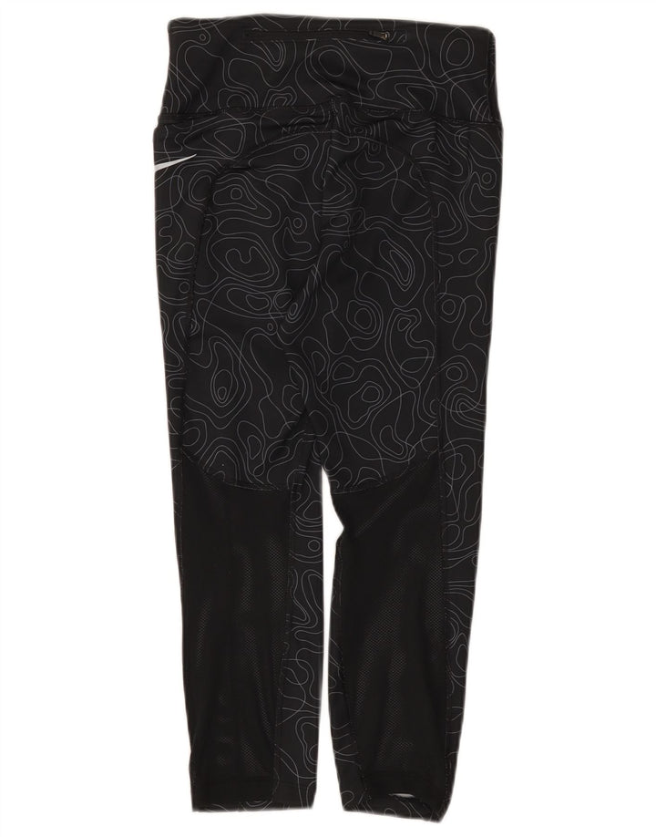 Damskie legginsy Nike Dri Fit Capri UK 8 Małe czarne geometryczne