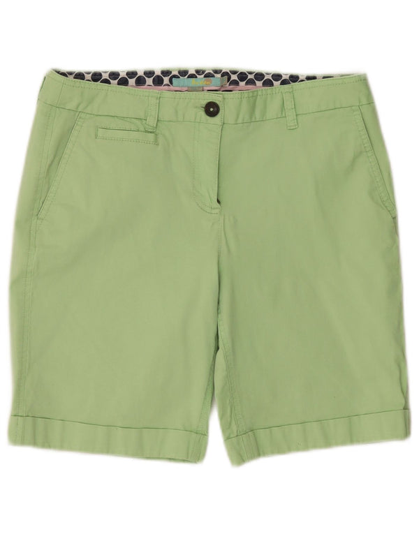 Boden Damskie spodenki Chino Regular UK 10 Small W30 Zielone bawełniane