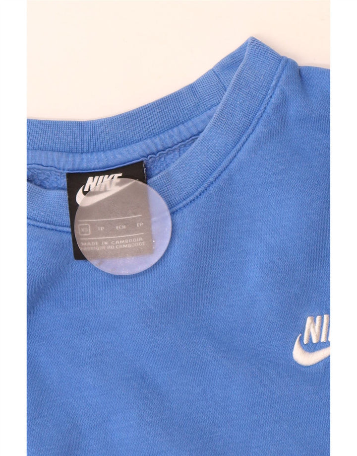 Męska bluza dresowa Nike XS, niebieska, bawełniana