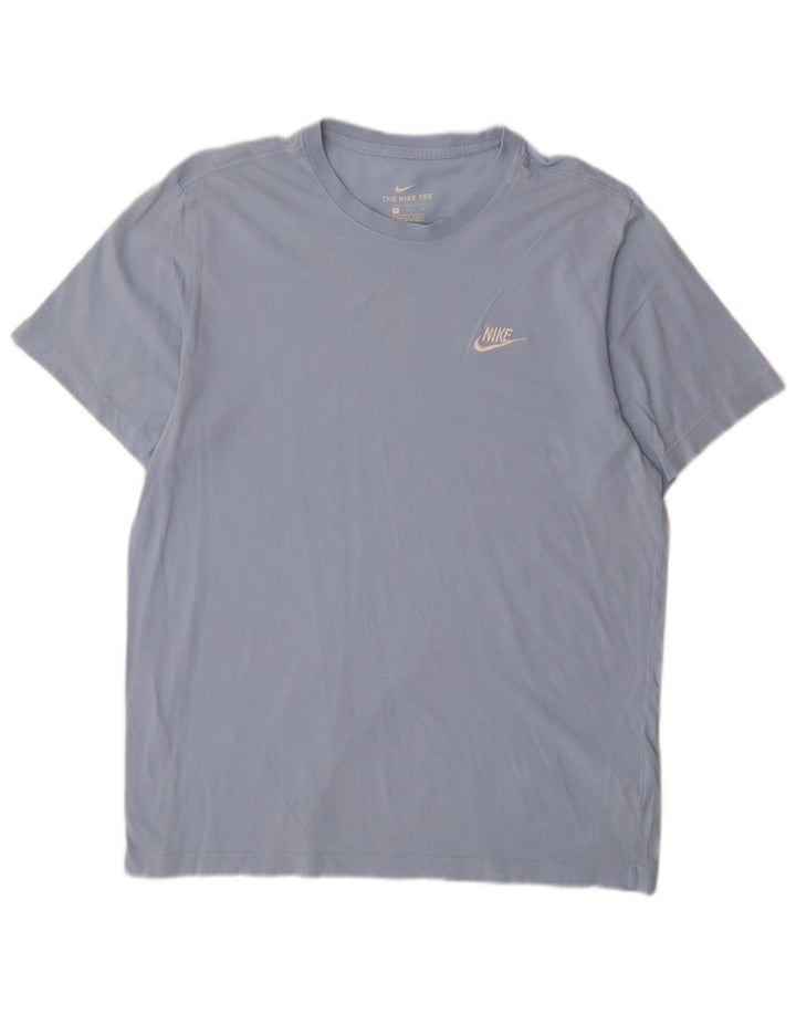 T-shirt męski Nike, duży, niebieski, bawełniany