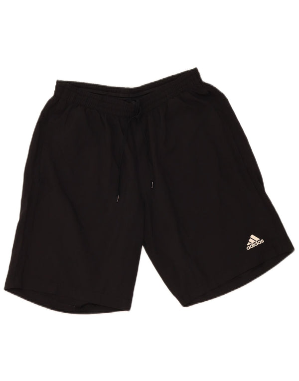 Męskie spodenki sportowe Adidas Aeroready Graphic, średnie czarne