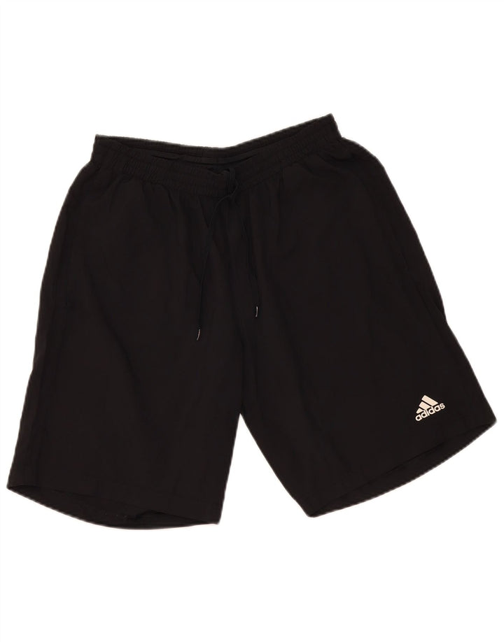 Męskie spodenki sportowe Adidas Aeroready Graphic, średnie czarne