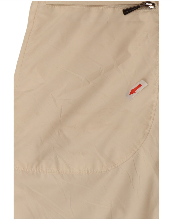 Płaszcz damski w stylu vintage IT 48 XL w kolorze złamanej bieli, poliester