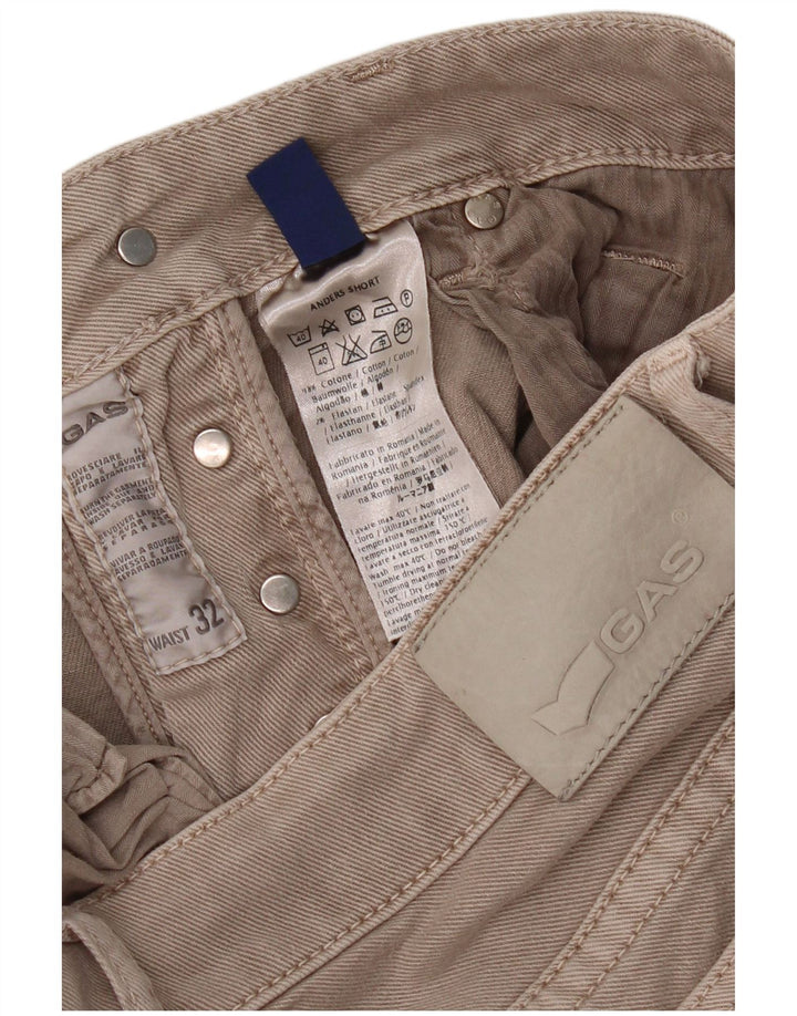 Damskie spodenki jeansowe Gas W32, duże, szare, bawełniane