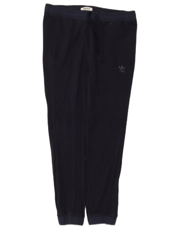Damskie spodnie dresowe Adidas Joggers UK 16, duże, granatowe, bawełniane