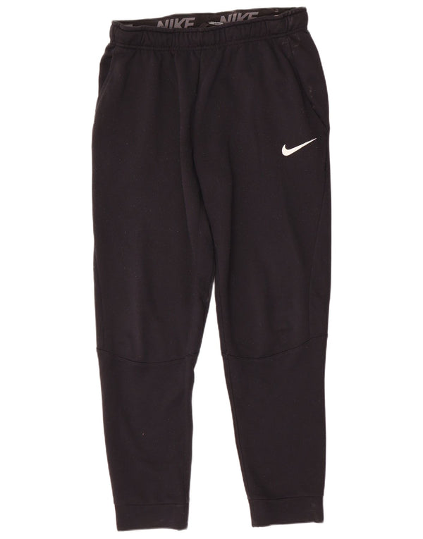 Męskie spodnie dresowe Nike Dri Fit Joggery, średni czarny poliester