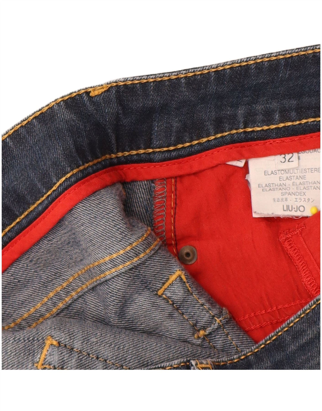 Damskie jeansy Liu Jo W32 L30 Niebieskie bawełniane