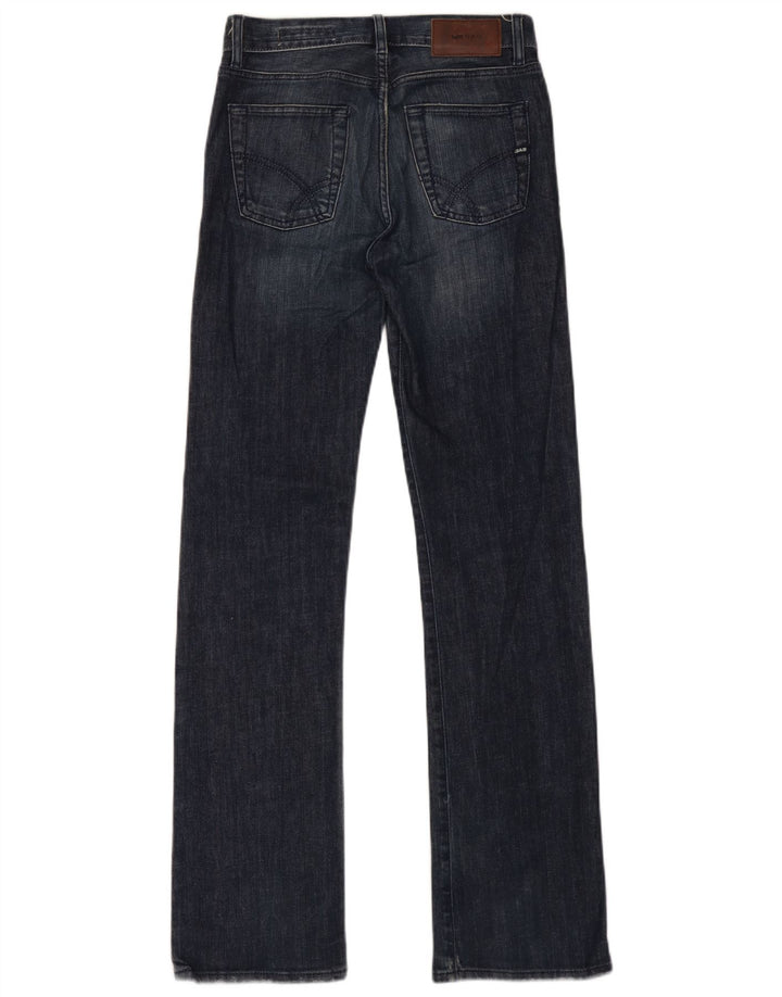 Męskie jeansy Bootcut Gas W28 L34 Granatowa bawełna