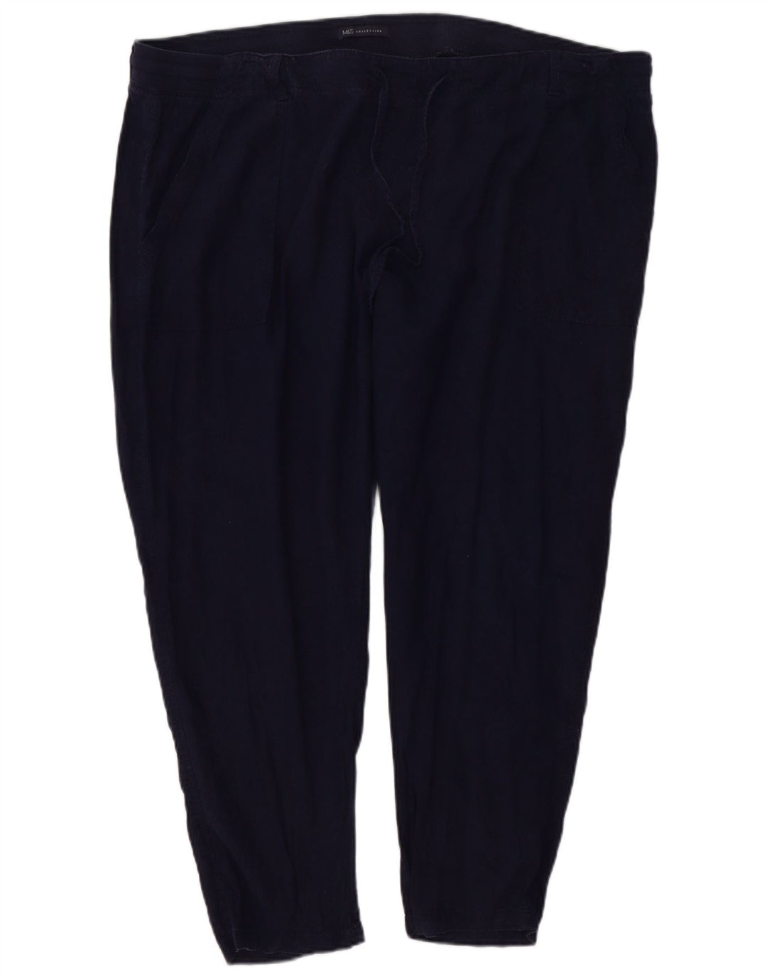 Spodnie damskie Marks & Spencer Slim Chino W46 L26 Granatowe