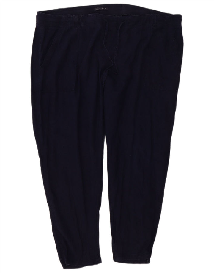 Spodnie damskie Marks & Spencer Slim Chino W46 L26 Granatowe