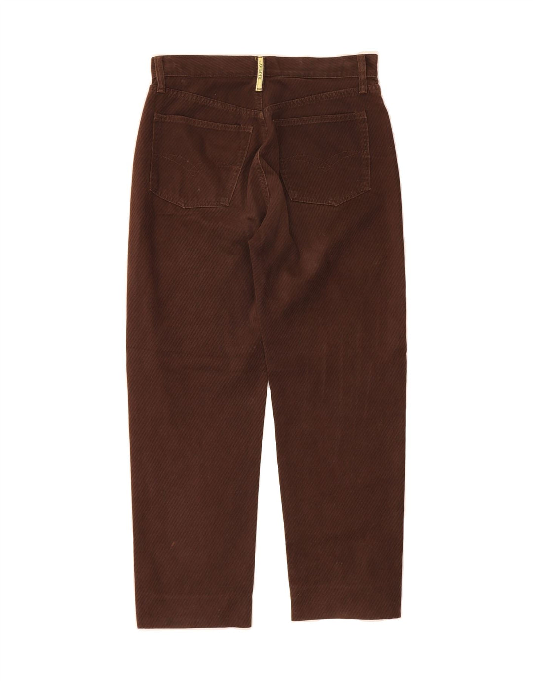 REPLAY Womens Cropped Jeans W30 L25 Brown Cotton Vintage Replay and Second-Hand Replay from Messina Hembry 