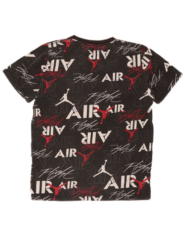 Chłopięcy T-shirt z grafiką Jordan 13-14 lat XL, czarny, bawełniany