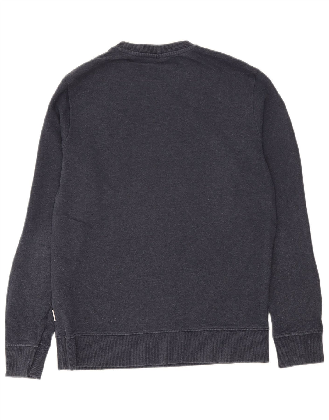 Męski sweter z grafiką Jack & Jones, średni granatowy, bawełniany