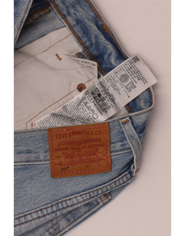 Damskie spodnie jeansowe Levi's 501 W25, małe, niebieskie, bawełniane