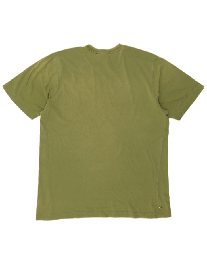 T-shirt męski Reebok Top, średnio zielony, bawełniany