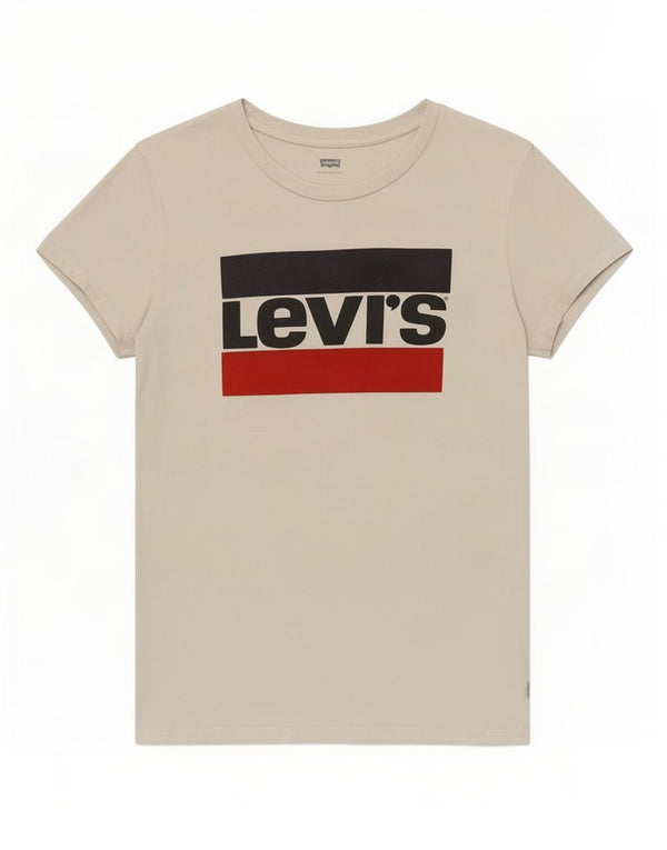 Damska koszulka z grafiką Levi's Top UK 6 XS, biała