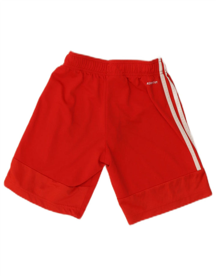 Chłopięce spodenki sportowe Adidas Aeroready 9-10 lat, czerwony poliester