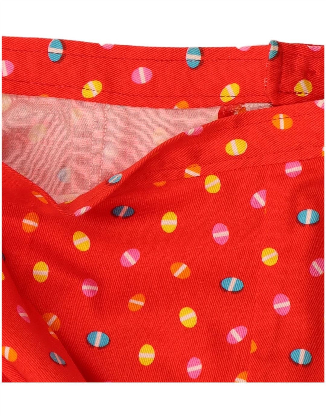 Spódnica damska Maxi VINTAGE W26 Mała czerwona w cętki